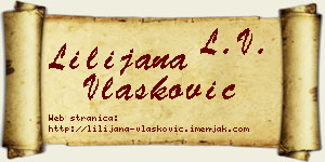 Lilijana Vlašković vizit kartica